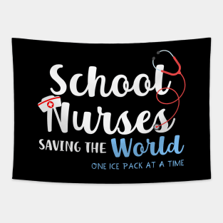 School Nurses Saving the World One Ice Pack at a Time Tapestry