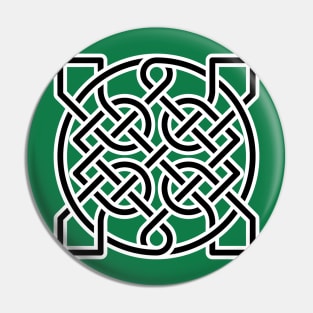 Celtic Ornamental Knot Geometric Design 3 Pin