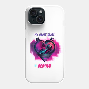 My Heart Beats In RPM Phone Case