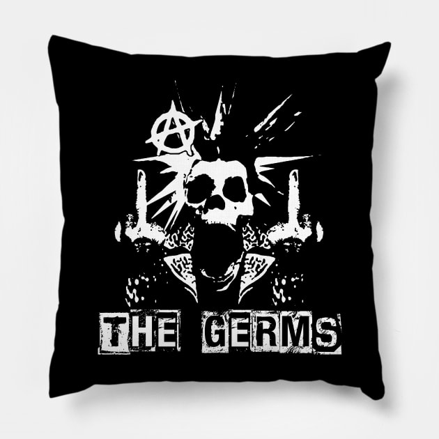 germs skeleton punk Pillow by calistoneug