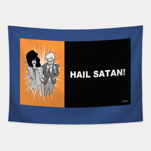 MR. SHOW: HAIL SATAN CHICK TRACT Tapestry by MattGourley