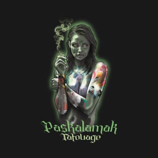 paskalamak pin up green T-Shirt