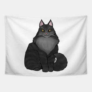 Cat - Maine Coon - Black Tapestry