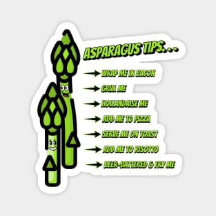 Funny Asparagus Tips Magnet