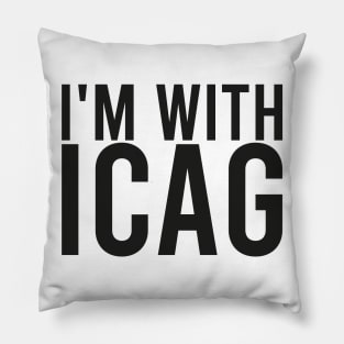 I'm With icag Pillow