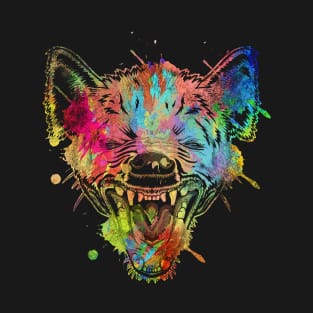 Colorful Laughing Hyena T-Shirt