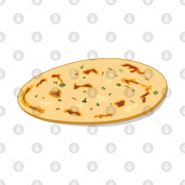 Naan Bread Garlic Naan India Pakistan Food Lover Masala Curry by alltheprints