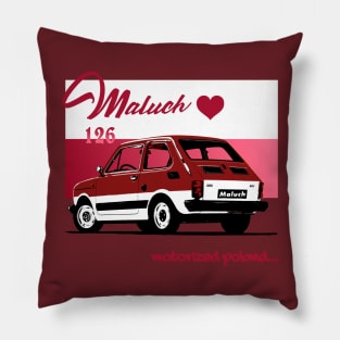 Maluch 126 motorized poland Pillow