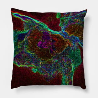 Black Panther Art - Glowing Edges 101 Pillow