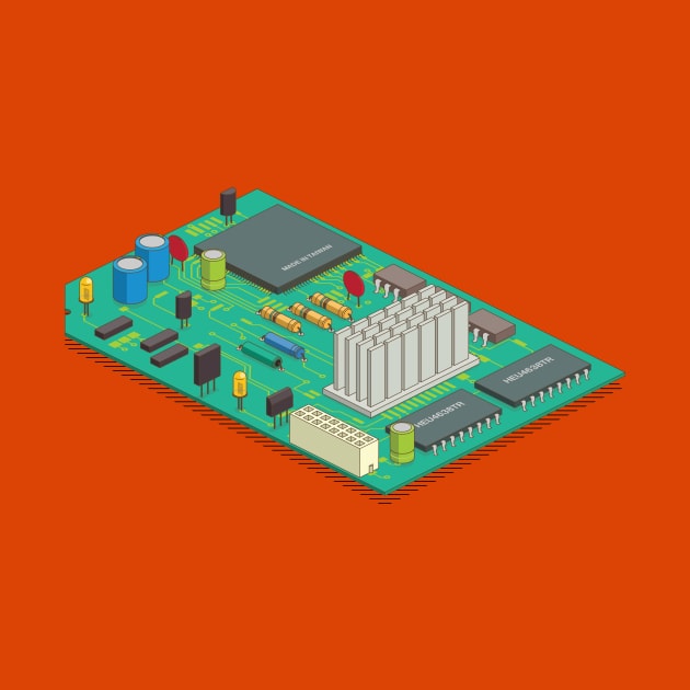 circuit board by anilyanik