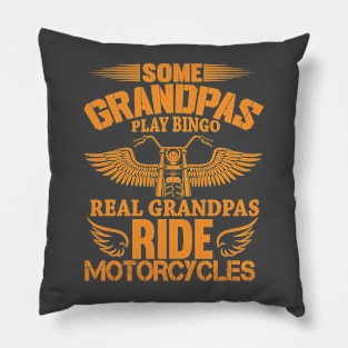Some Grandpas Play Bingo Pillow