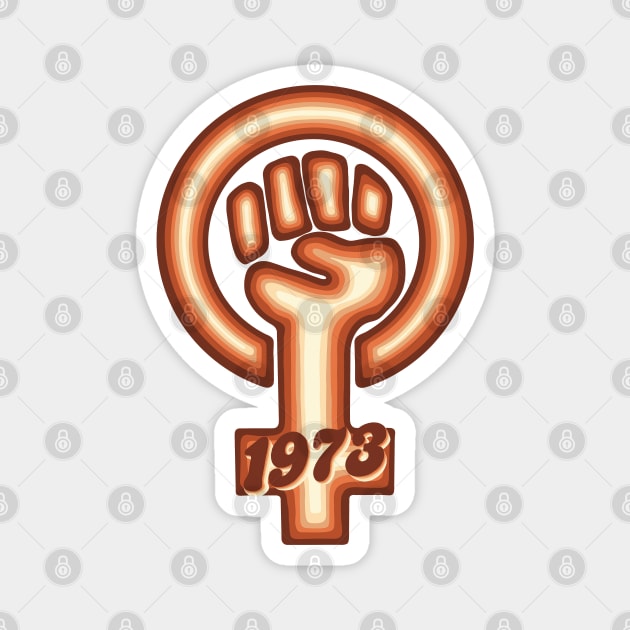 Feminist Symbol 1973 Magnet by Slightly Unhinged