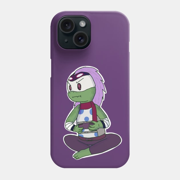 Gamer Lizard Phone Case by EeveelutionLova