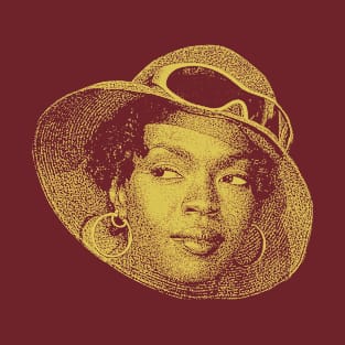 YELLOW LAURYN HILL 90 Style T-Shirt