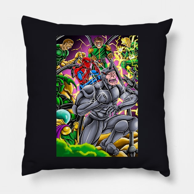 Sinister six Pillow by Kamran_does_art
