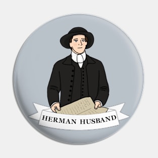 Herman Husband V.2 (small design) Pin