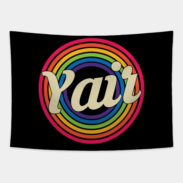 Yair - Retro Rainbow Style Tapestry by MaydenArt