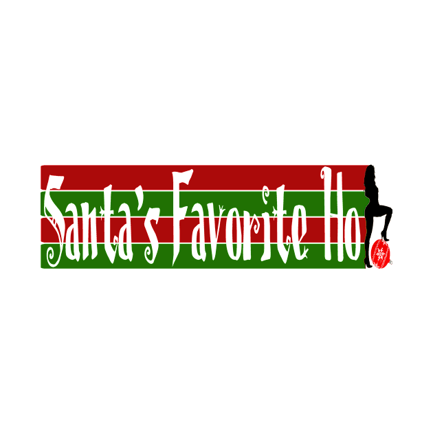 Sarcastic Santa's Favorite Ho Christmas Gift For Women by ExprezzDesigns