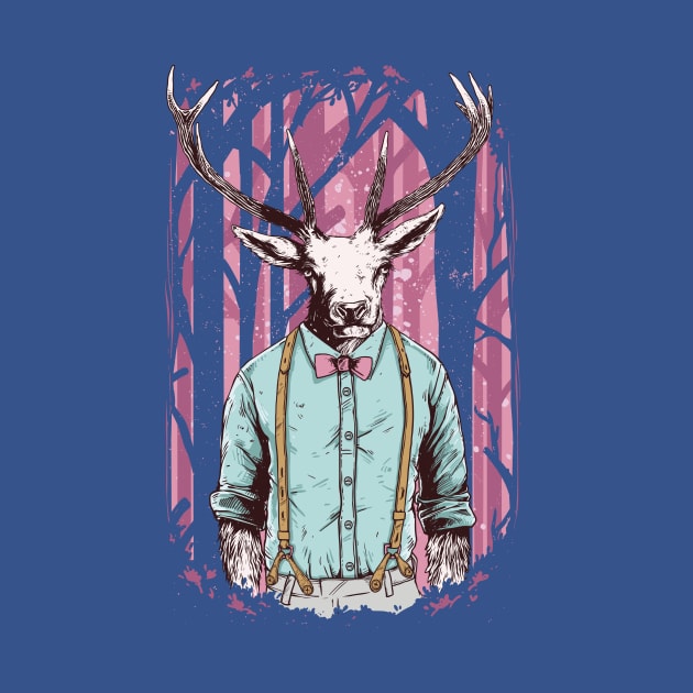 Hipster Deer by ByVili