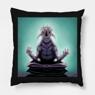 Meditating Creature Pillow