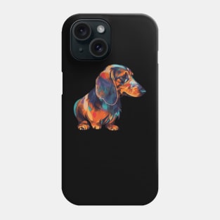 Dachshund Dog Art Phone Case