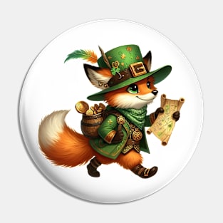 St Patricks Fox Pin