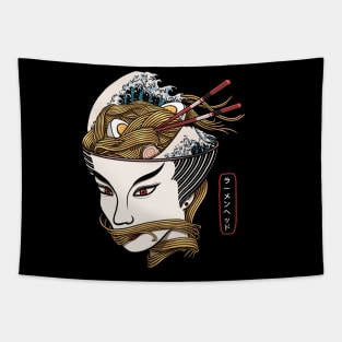 The Ramen Queen Tapestry