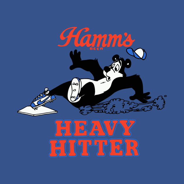 Vintage Hamms Baseball Bear by Super Secret Villain