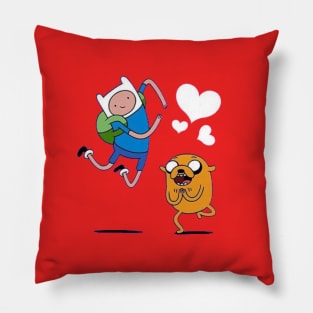 Finn and Jake t-shirt Pillow