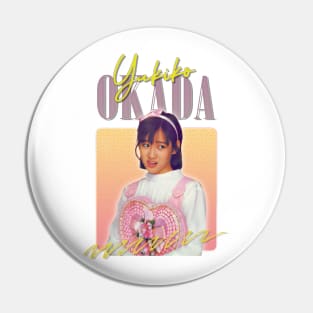 Yukiko Okada / Retro 80s Fan Design Pin