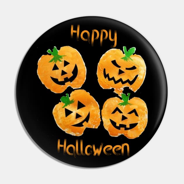 Happy Halloween 2021 - Smiling funny pumpkins Pin by diystore