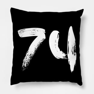 Number 74 Pillow