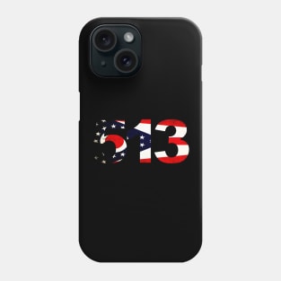 CINCINNATI OHIO 513 AREA CODE FLAG GRUNGE MIDDLETOWN OXFORD HAMILTON Phone Case
