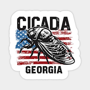 Cicada Georgia Magnet