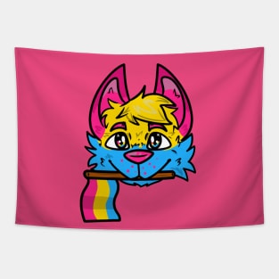 Pan pup pride Tapestry