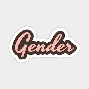 Gender Guitars T-shirt Magnet