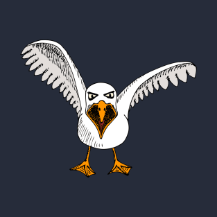 Angry Seagull T-Shirt