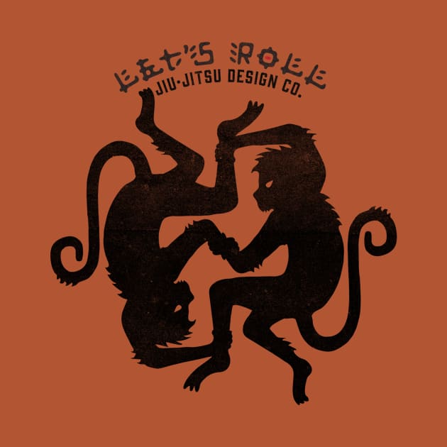 Let's Roll Jiu-Jitsu Design Co. Monkeys by LetsRollBJJ