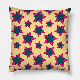 Adrastos | Colorful Stars Pattern Pillow