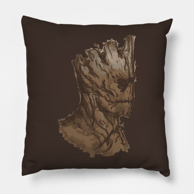 Groot Pillow by Joker & Angel