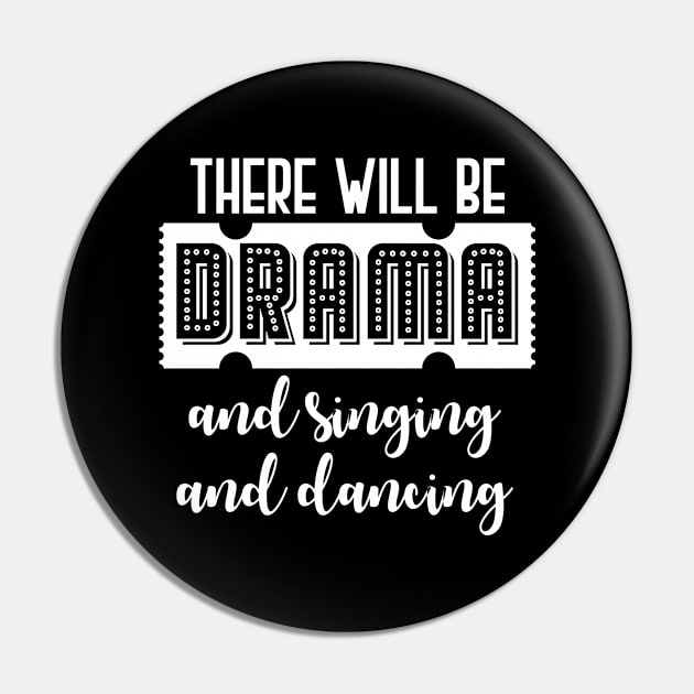 Broadway Drama Funny Actor Gift Theater Pin by shirtsyoulike