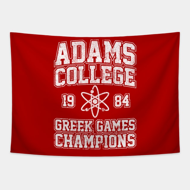 Adams College 1984 Greek Games Champions (Variant) Tapestry by huckblade