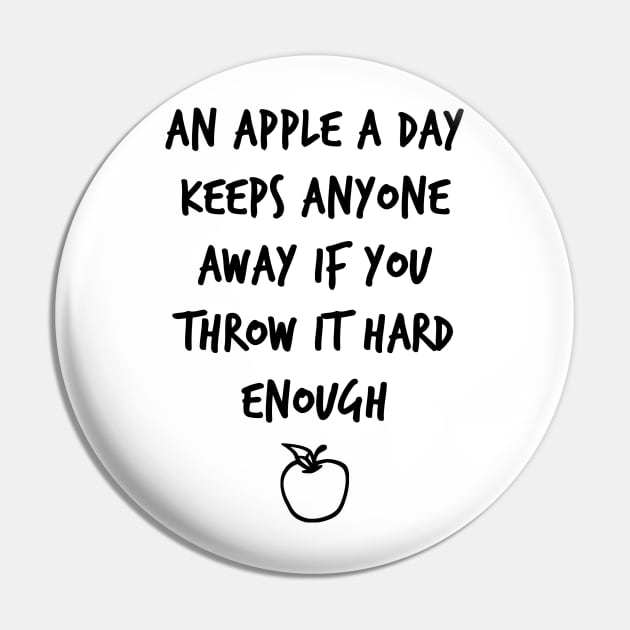 An Apple A Day Pin by topher