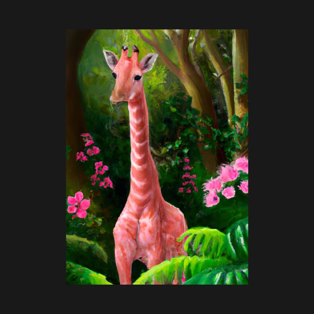 Pink Giraffe by maxcode