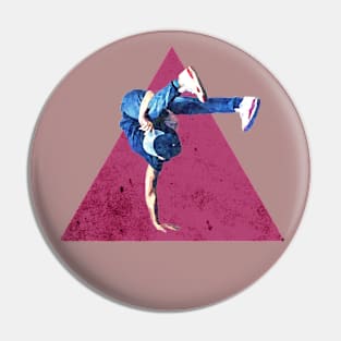 Breakdancer B-Boy Freeze Power Move Pin