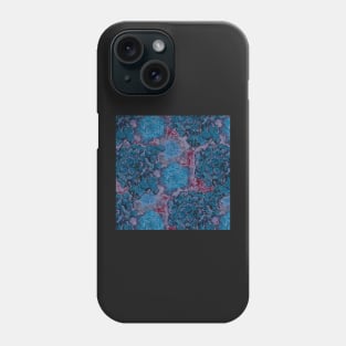 Cabbage Roses Blues Phone Case