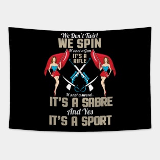 MARCHING BANDS: Spin Rifle Sabre Sport Tapestry