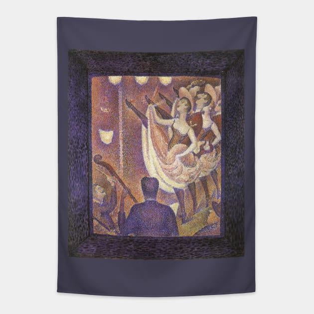 Le Chahut by Georges Seurat Tapestry by MasterpieceCafe