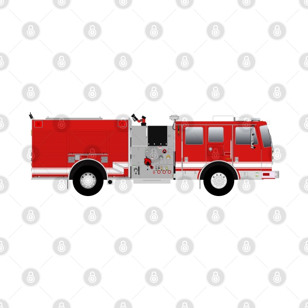 Red Fire Engine by BassFishin