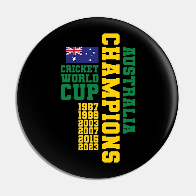 Australia Champs Pin by Nagorniak